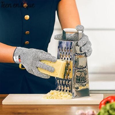 Gants Magiques anti-coupures (Niveau 5)|MagicGloves™ | Cuisine | Jardinage | Bricolage Teen en Toque