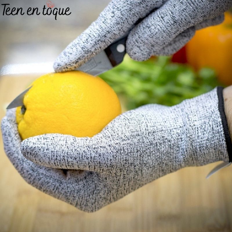 Gants Magiques anti-coupures (Niveau 5)|MagicGloves™ | Cuisine | Jardinage | Bricolage Teen en Toque