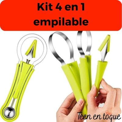 SculptoScoop™ | kit de sculpture de fruits 4 en 1 Teen en Toque