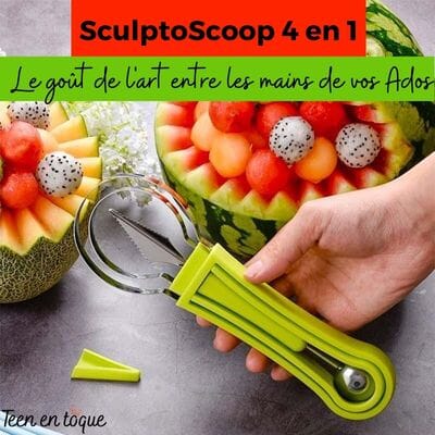 SculptoScoop™ | kit de sculpture de fruits 4 en 1 Teen en Toque